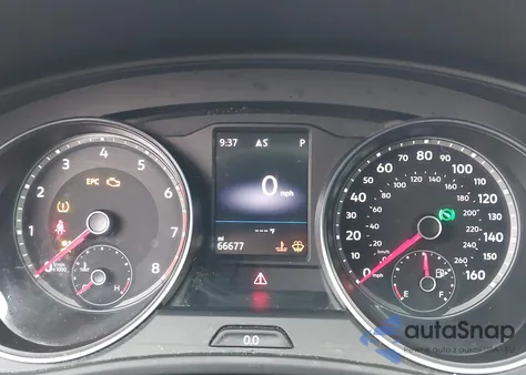 2019 Volkswagen Atlas 3.6L V6 Se W/Technology из США, поврежденный, VIN 1V2WR2CA9KC567811